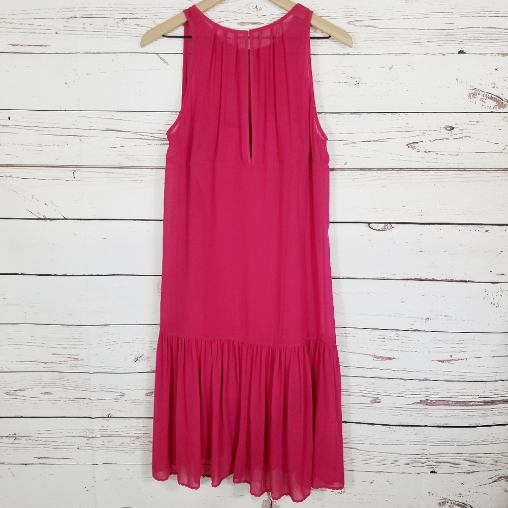 Aritzia | Wilfred | Sonnet Silk Dress in Punch - Picture 3 of 5